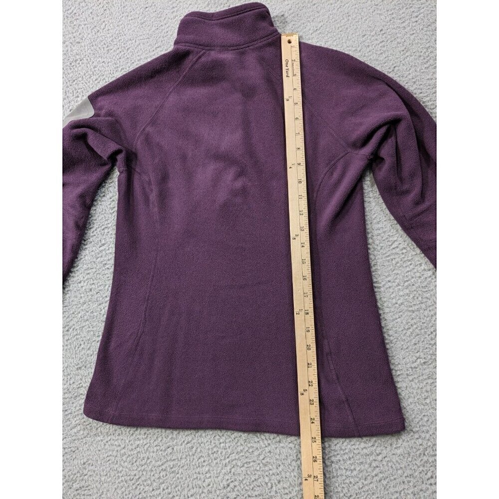 Eddie Bauer First Ascent Fleece Pullover Womens Small Sweater Jacket Purple - Picture 8 of 12